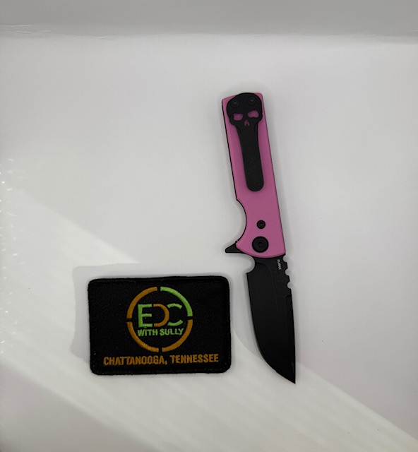 Chaves - T.A.K. Linerlock PVD Blk DP Pink G-10 Scales