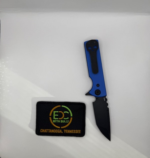 Chaves - T.A.K. Linerlock PVD Blk Tanto Blue G-10 Scales