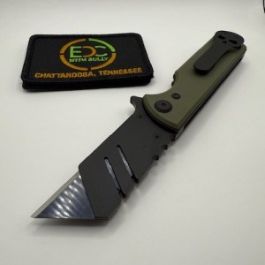 Chaves - C.H.U.B. Flipper Linerlock PVD OD Green G-10