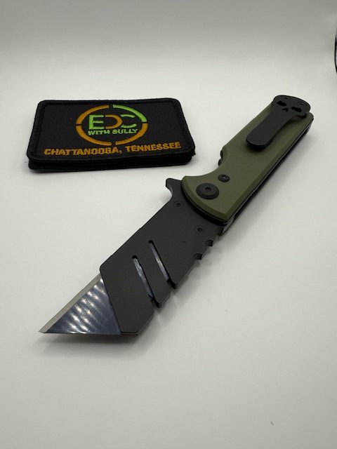 Chaves - C.H.U.B. Flipper Linerlock PVD OD Green G-10